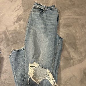 Abercrombie ultra high rise 90s straight jeans